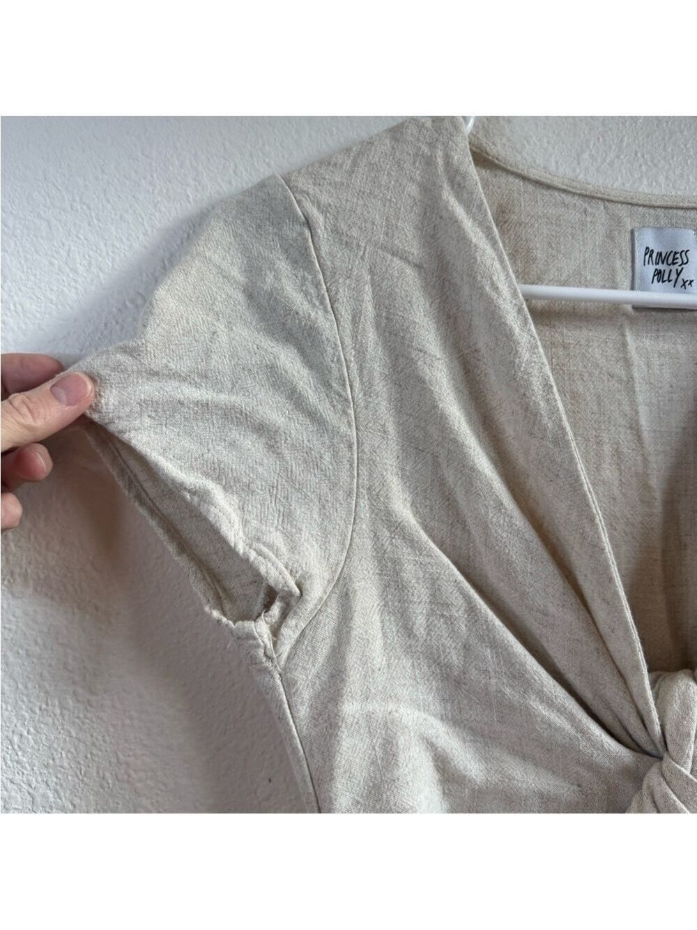 PRINCESS POLLY ‘Ragnar’ Cutout Linen Romper - Picture 8 of 11